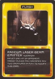 Random Laser Beam Emitter